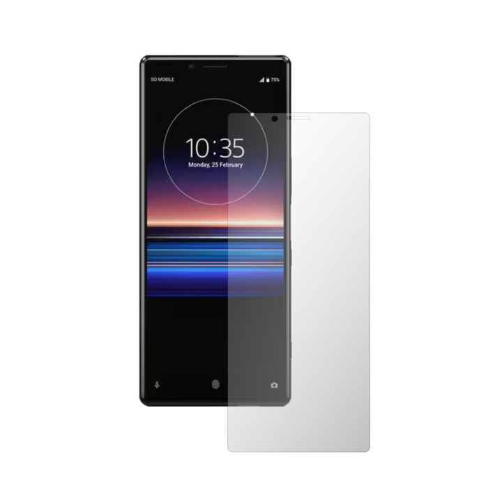 Комплект от 2 протектора за екран iSkinz за Sony Xperia 1 - удобно за калъфа, Invisible Skinz HD, ултра-прозрачен силикон с пълно покритие, залепващ и гъвкав