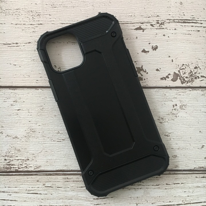 Кейс, съвместим с Apple iPhone 12 Pro Max Silicon Armor Carbon Black