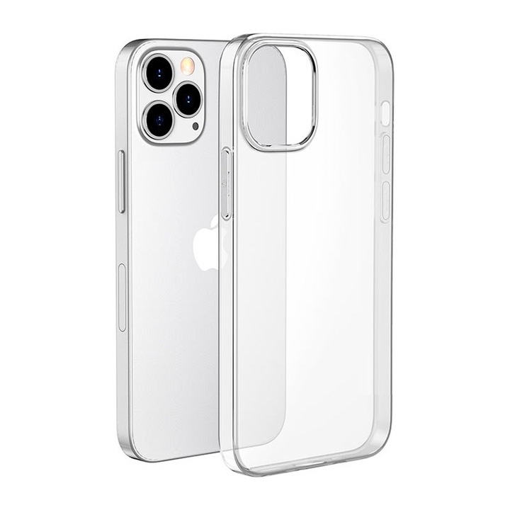 Калъф, съвместим с Apple iPhone 12 Pro Silicone Slim 0.5mm Gel TPU Transparent