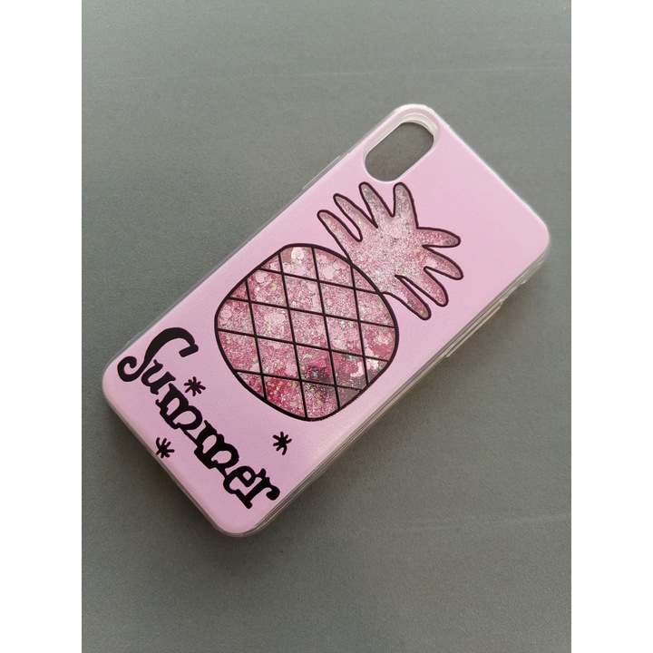 A tok kompatibilis az Apple iPhone XR Liquid Glitter Design Summer készülékkel