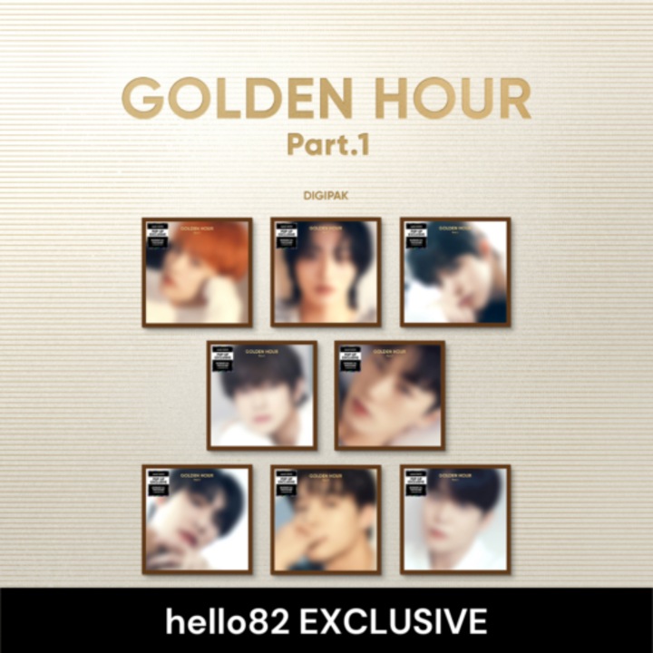 Ateez - Golden Hour Part. 1 (Digipack Ver.) Hello82 Pop-Up Exclusive (Random) (CD)