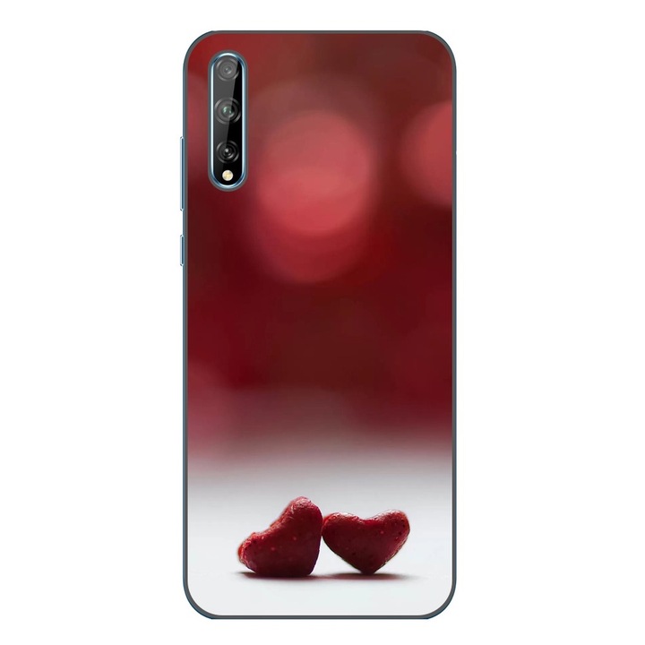 Husa compatibila cu Huawei P Smart S Silicon Gel Tpu Model Little Hearts