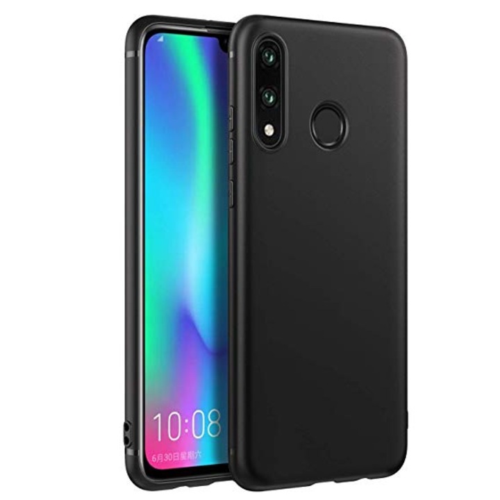 Husa compatibila cu Huawei P30 Lite Silicon Gel Tpu Slim Matte Neagra