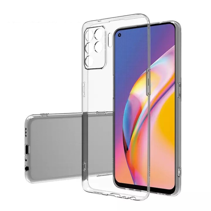 Калъф, съвместим с Oppo Reno5 Lite Slim 0.5mm Gel TPU Transparent