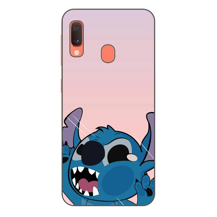 Husa compatibila cu Samsung Galaxy A20e Silicon Gel Tpu Model Stitch