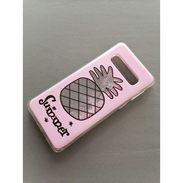 A tok kompatibilis a Samsung Galaxy S10 Liquid Glitter Design Summer készülékkel