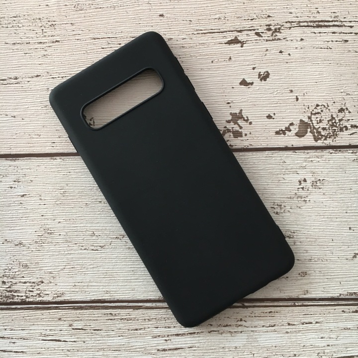 A tok kompatibilis a Samsung Galaxy S10 Silicon Matte Black telefonnal