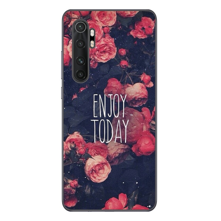 Husa compatibila cu Xiaomi Mi Note 10 Lite Silicon Gel Tpu Model Enjoy Today