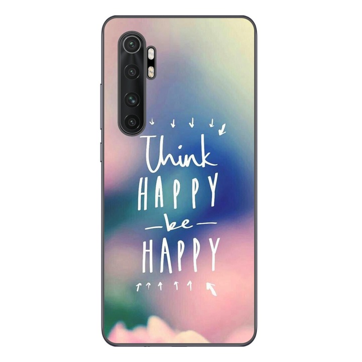Husa compatibila cu Xiaomi Mi Note 10 Lite Silicon Gel Tpu Model Think Positive