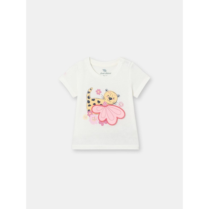 Cherubino pamut nadrág, hátul fodrokkal, Ekrü