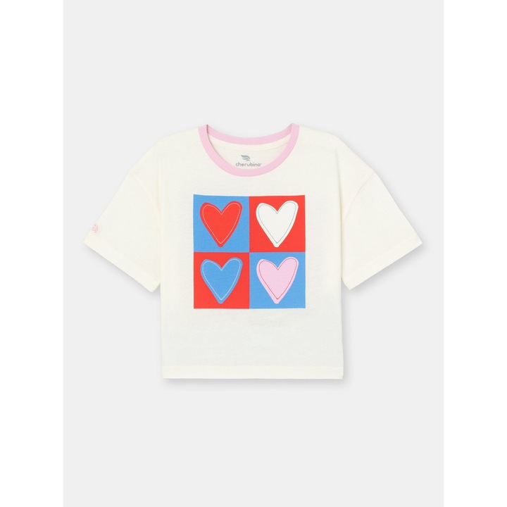 Cherubino fűzős gyerek sportnadrág, Ekrü