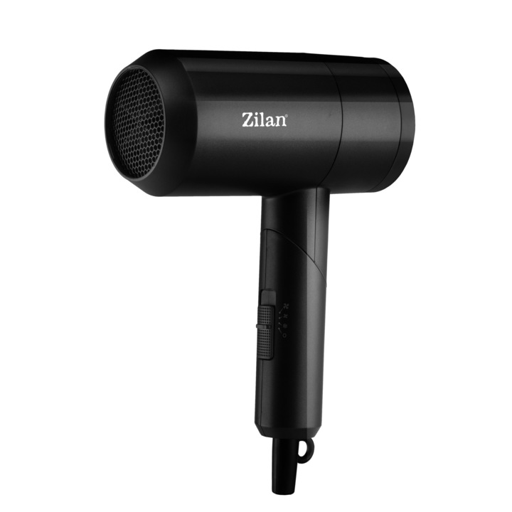 Zilan ZLN9174 сешоар, Сгъваема дръжка, 3 температурни нива, 1800W, 2 нива на скорост, йонна функция