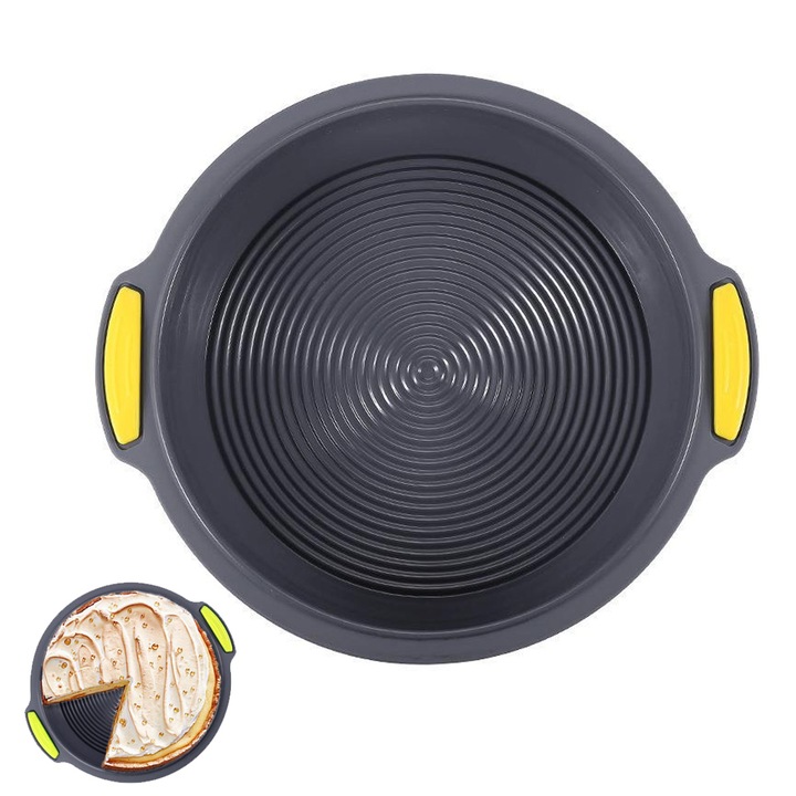 QttvbTna tepsi, fagyasztó/sütőbiztos, szürke