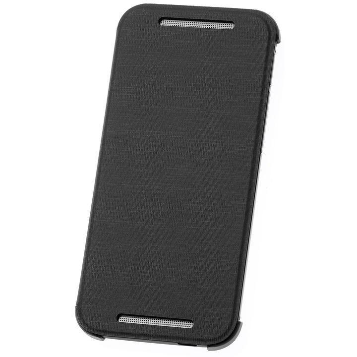Протектор HTC Flip-Case за HTC One Mini M8, Сив