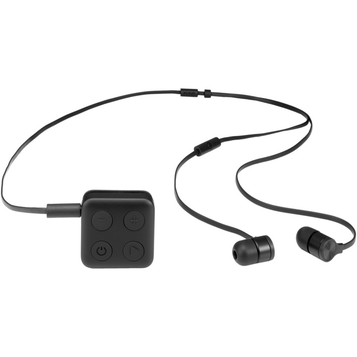 Слушалки с микрофон HTC BH S600, Bluetooth, Черни