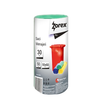 Saci menajeri, 30 litri, 50 buc Saci menajeri, 30 litri, 50 buc