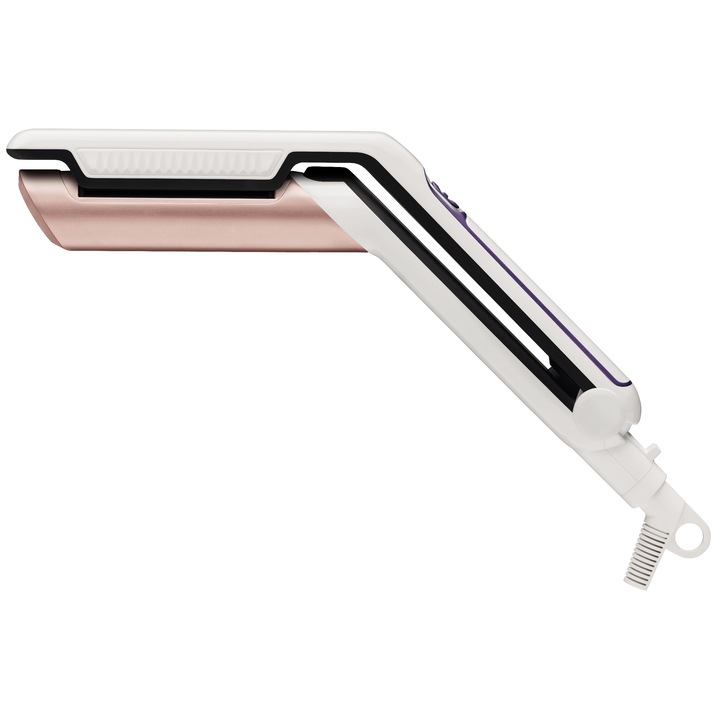 Aparat de stilizat pentru volum Rowenta Volum' 24 Respectissim CF6430, 170 grade, Nano Ceramic, Alb/Roz