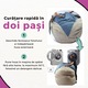 Fotoliu Yoga XL, material impermeabil - Rosu