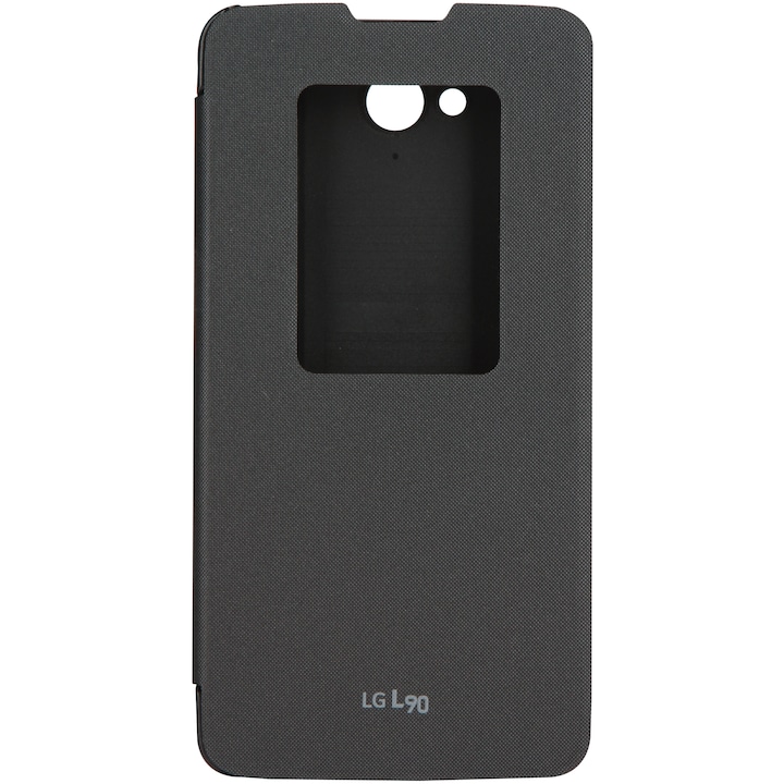 Калъф Quick Window за LG L90, Черен