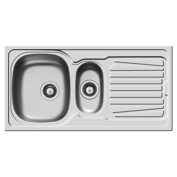 Chiuveta bucatarie Pyramis SPARTA, 1000x500mm, adancime 150mm, reversibila, montare pe blat, finisaj lucios Chiuveta bucatarie Pyramis SPARTA, 1000x500mm, adancime 150mm, reversibila, montare pe blat, finisaj lucios