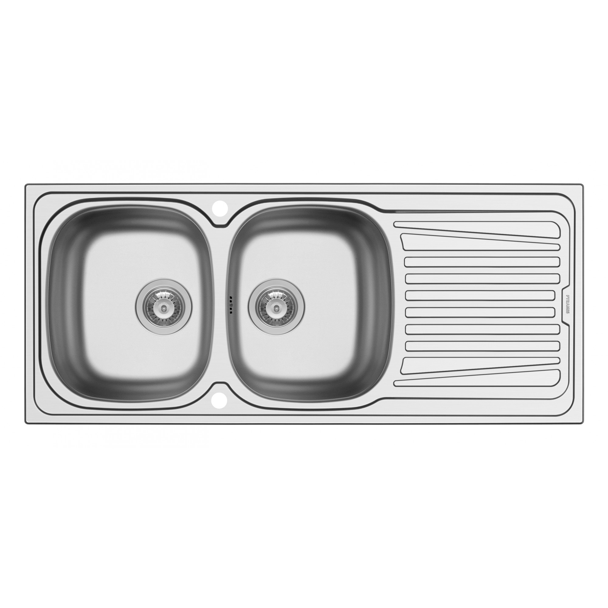 Chiuveta bucatarie Pyramis SPARTA, 1160x500mm, adancime 150mm, reversibila, montare pe blat, finisaj lucios