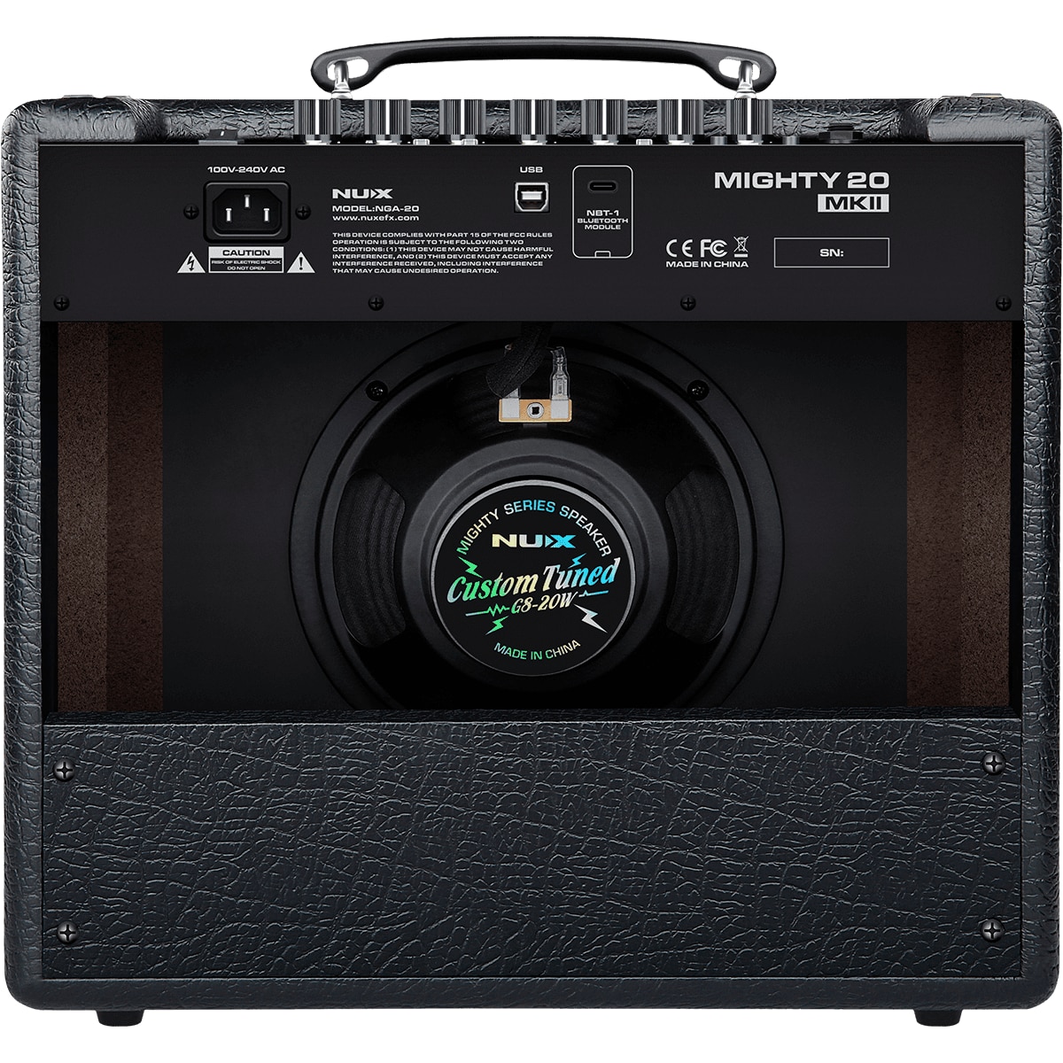 Amplificator pentru chitara, NUX, Mighty 20 MK II, 20 wati, 8 inchi, negru