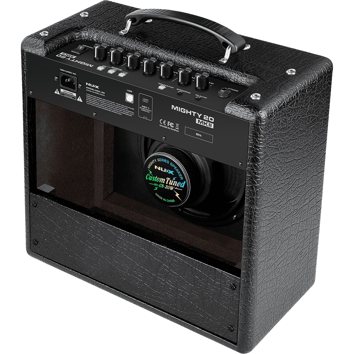 Amplificator pentru chitara, NUX, Mighty 20 MK II, 20 wati, 8 inchi, negru