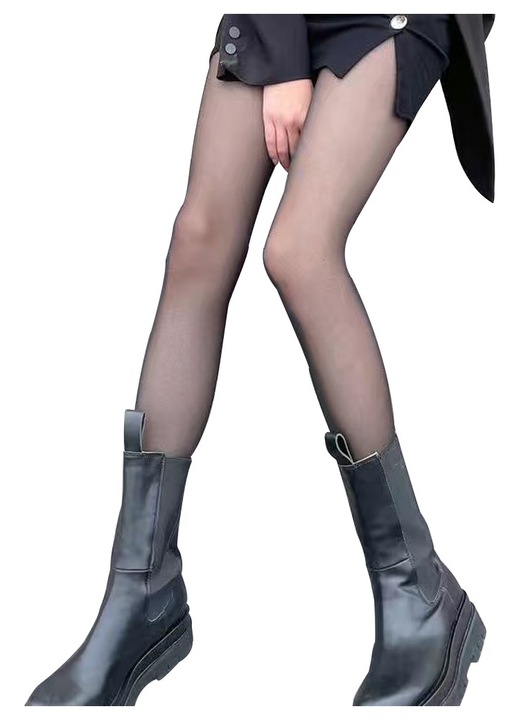 Dresuri dama, Clasic, microfibra, talie normala, negru, one size