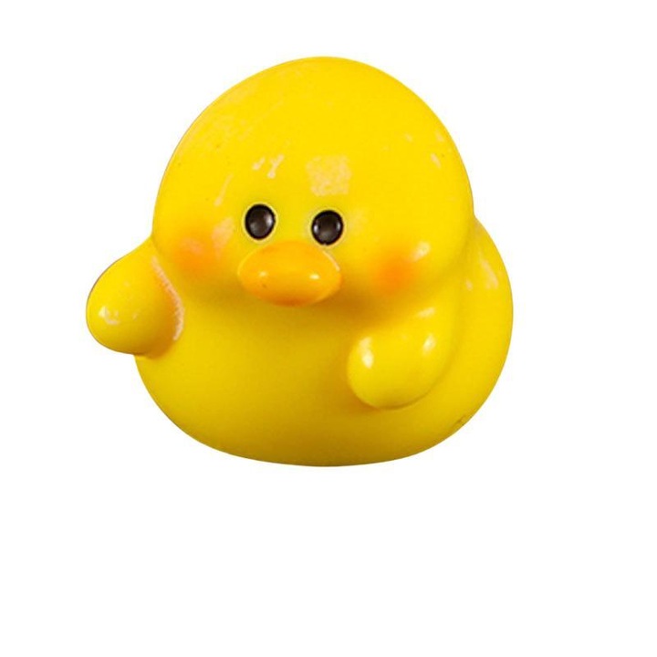 Ornamente de peisaj pentru casa, rata galbena, actiune tinandu-se de mana