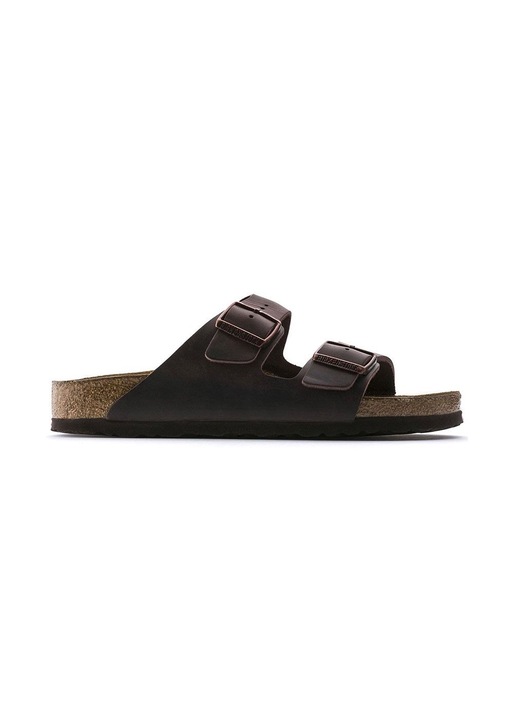 Papuci dama Birkenstock Arizona, Piele lacuita, Maro, 37 EU