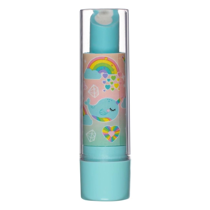 Radiera Ruj Turcoaz Inima 7.5cm