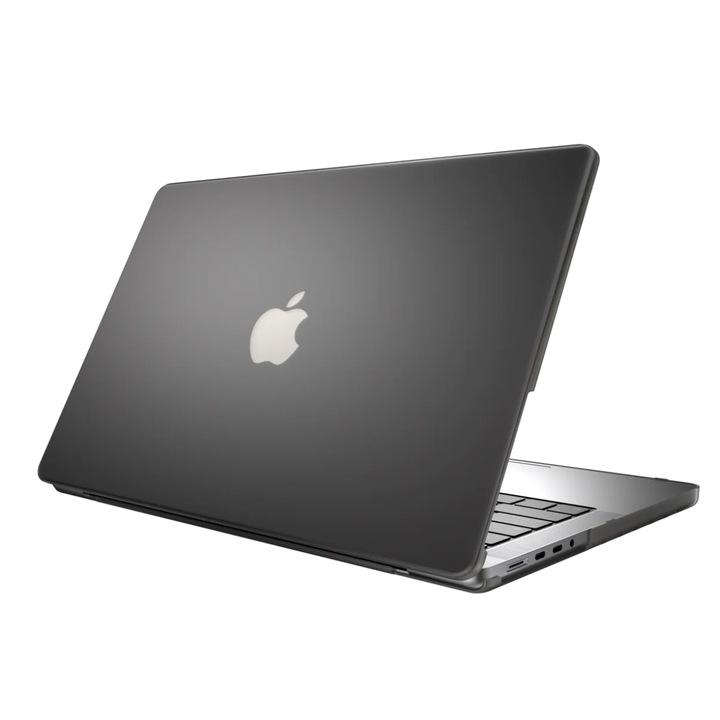 Защитен калъф, NUDE, съвместим с Apple MacBook Air 13 "6" 2024-2022 M3/M2, SwitchEasy, прозрачно черен