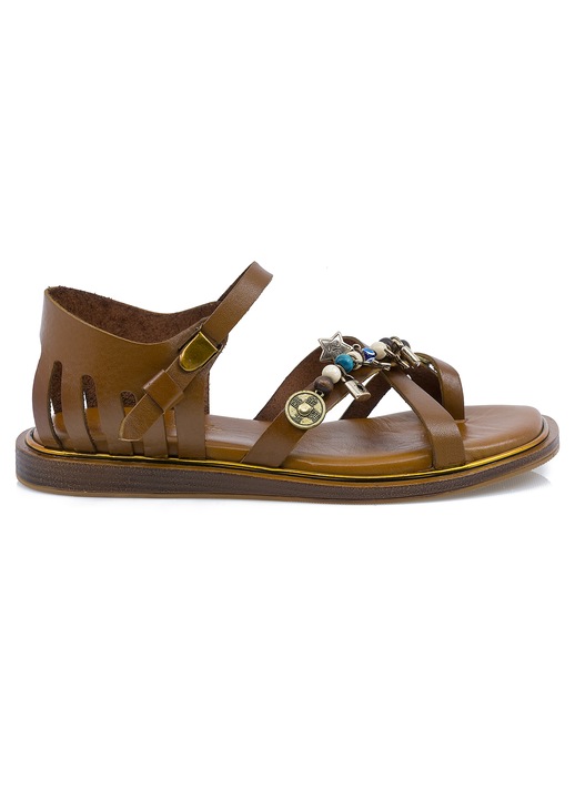 Sandale dama, Caspian, Cas-H307-SUIT, casual, Coniac