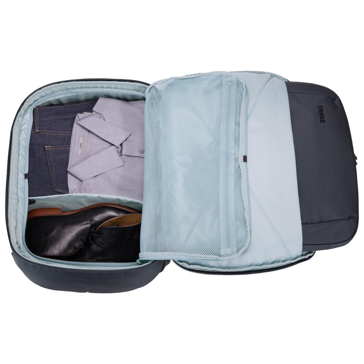 Rucsac de calatorie potrivit pentru un laptop 16" si o tableta de 12.9", 40 L, Negru