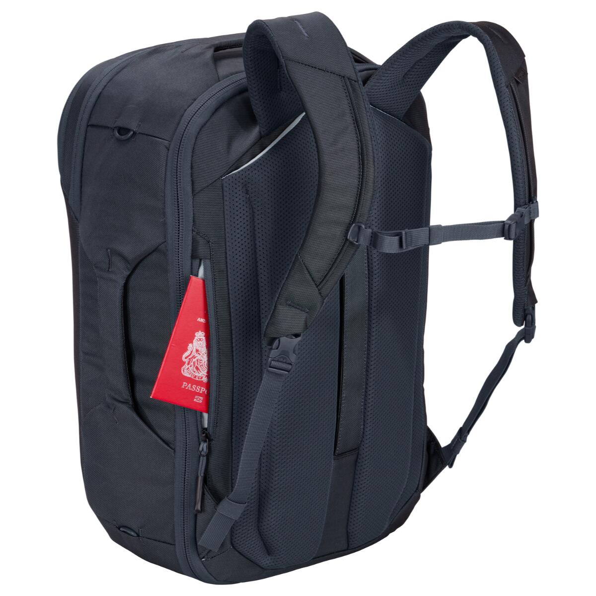 Rucsac de calatorie potrivit pentru un laptop 16" si o tableta de 12.9", 40 L, Negru