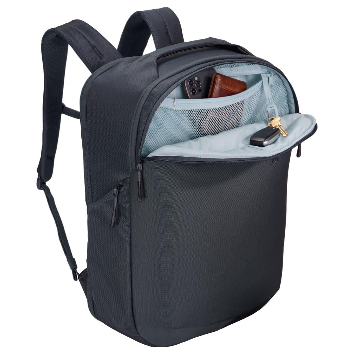 Rucsac de calatorie potrivit pentru un laptop 16" si o tableta de 12.9", 40 L, Negru