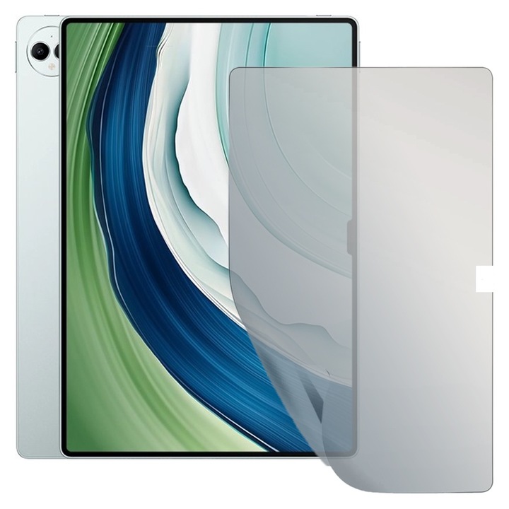 Folie Protectie Tableta Hydrogel Regenerabil pentru Huawei MatePad Pro 13.2", Nano-coated Silicone, Flexible Hydro-Crystal, Protectie Completa, Full Glue, Instalare Usoara, Optim Technology, Transparent