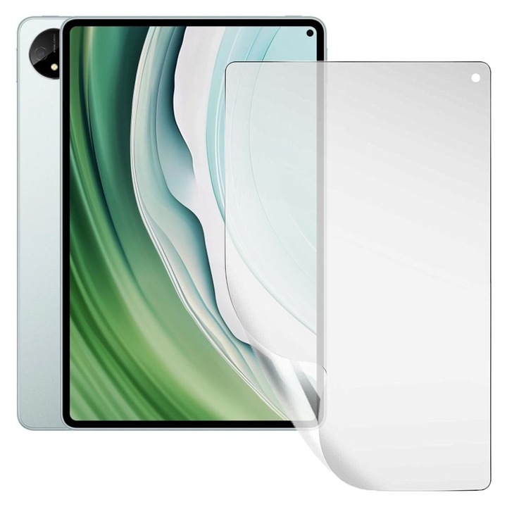 Folie Protectie Tableta Hydrogel Regenerabil pentru Huawei MatePad Pro (2024) 11", Nano-coated Silicone, Flexible Hydro-Crystal, Protectie Completa, Full Glue, Instalare Usoara, Optim Technology, Transparent