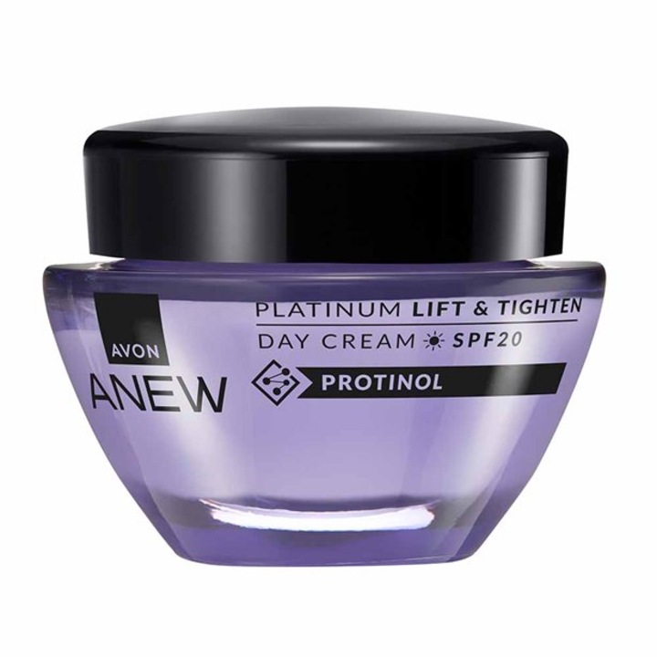 Crema de zi Anew Platinum Lift & Tighten SPF 20, Avon, 50 ml