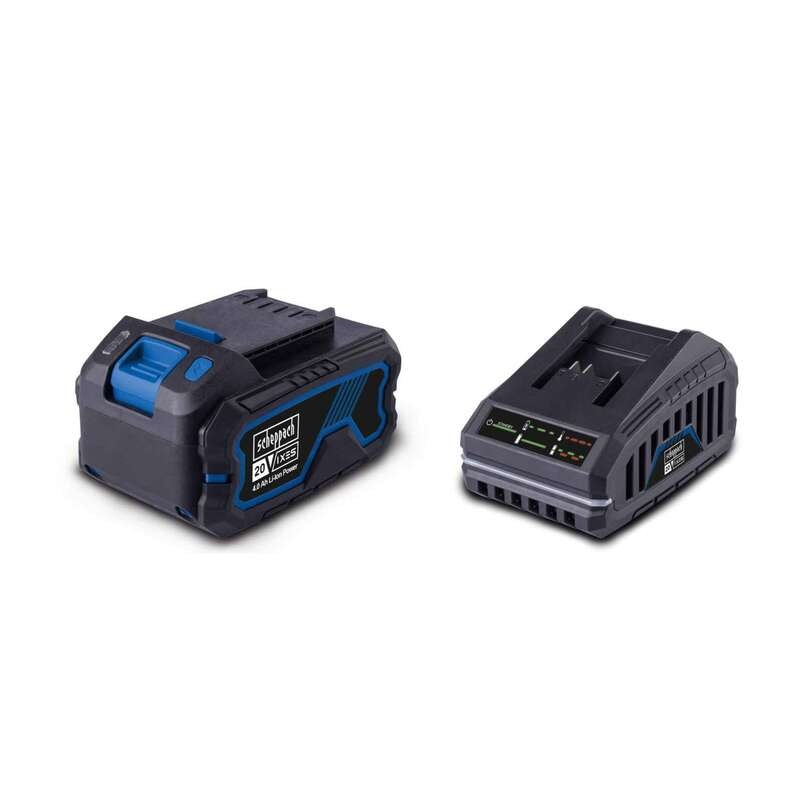 Set incarcator si acumulator SBSK4.0 Scheppach 7909201721, 20 V, 4