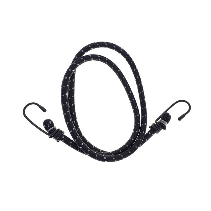 Chinga elastica pentru fixare, neagra, 1 m x 8 mm