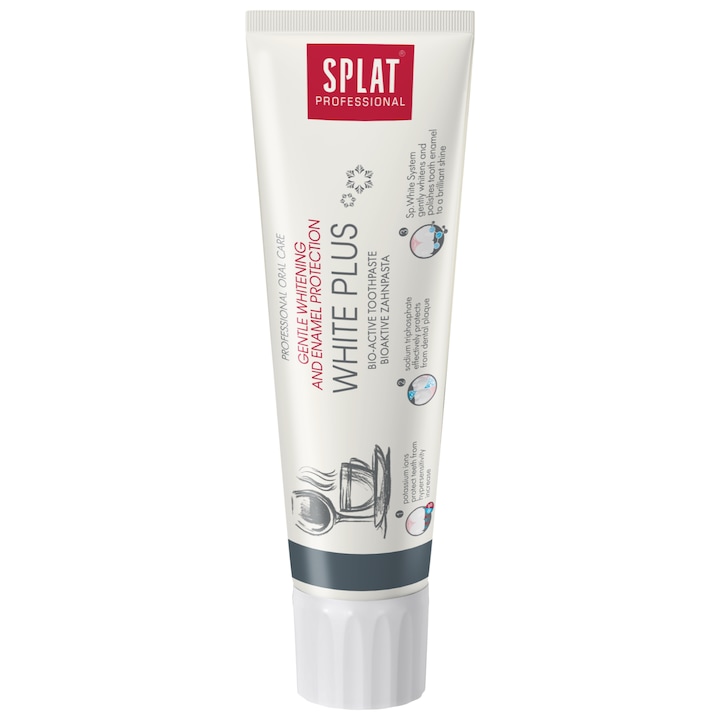 Паста за зъби Splat Professional, White Plus, 100 мл