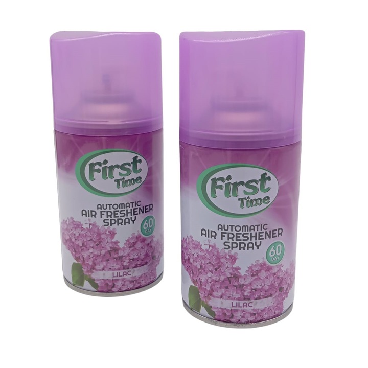 Pachet rezerva odorizant camera FIRST TIME, LILAC,2x205ml