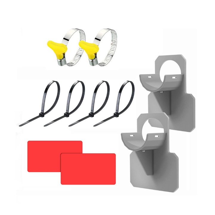 Leziter Medencecső tartókonzol 38 mm szürke