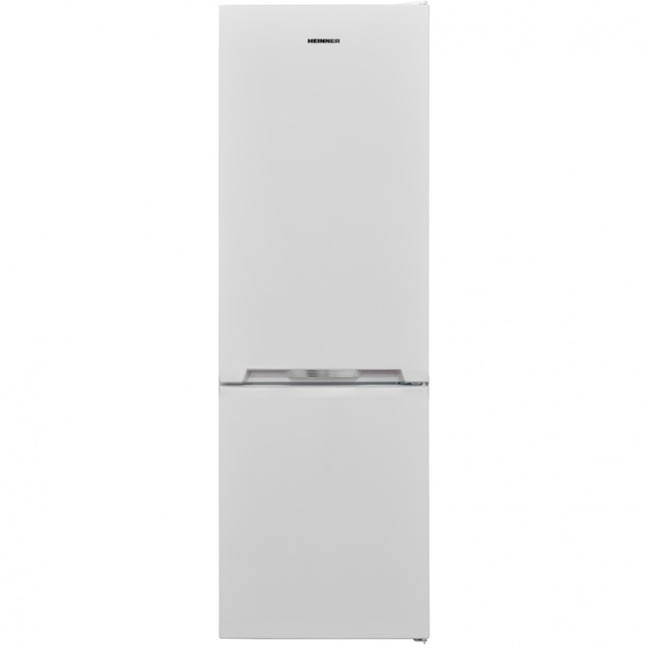Хладилник Heinner HC-VS2681E++, 268 л, Less Frost, Механично управление, LED осветление, Клас E, В 170 см, Бял