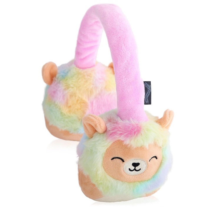 Squishmallows On Ear Audio fejhallgató gyerekeknek, vezeték nélküli, Bluetooth, többszínű