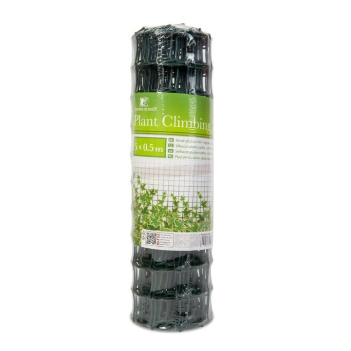 Plasa Verde de Catarare a Plantelor 5m x 50 cm