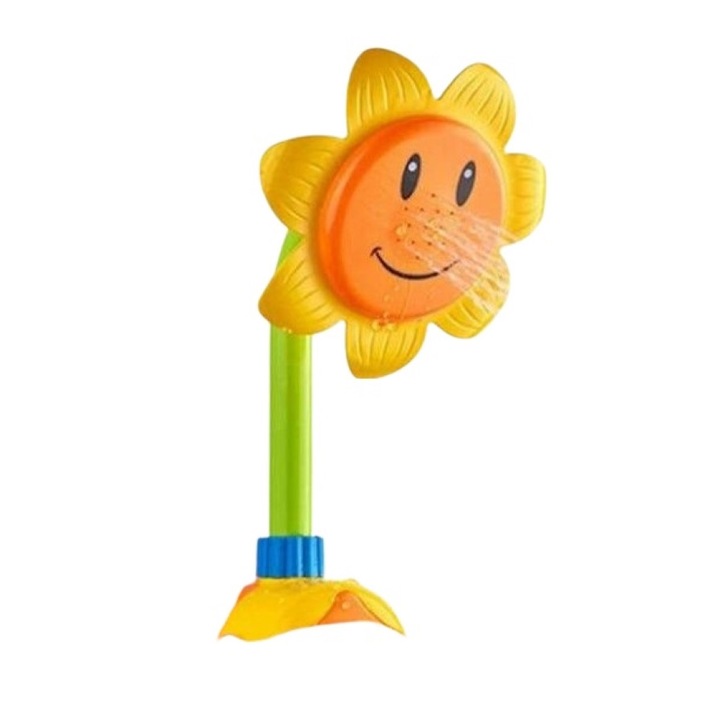 Spriccelő napraforgó, vidám fürdő játék