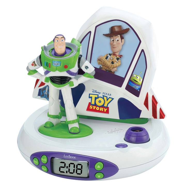 Ceas desteptator pentru copii Disney Toy Story 18 x 18 x 18.8 cm