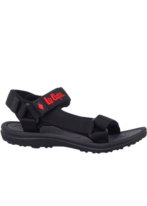 Lee Cooper LCW22340945 szandál, szintetikus, fekete, Fekete